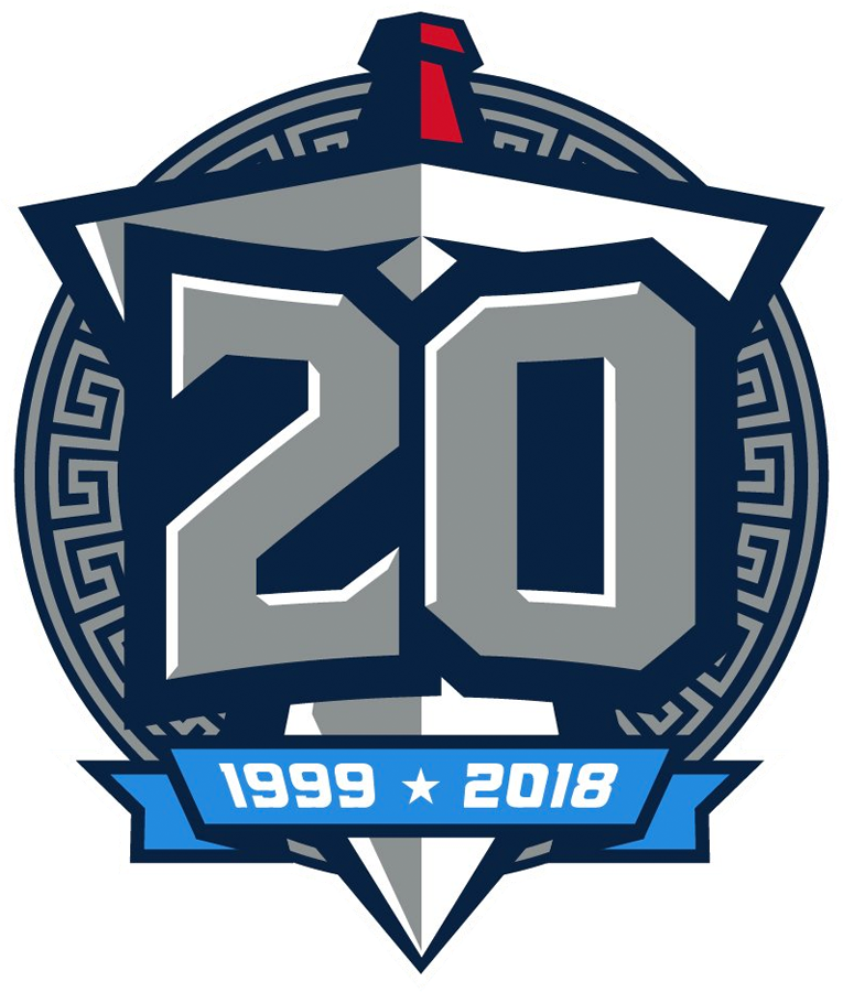 Tennessee Titans 2018 Anniversary Logo iron on paper